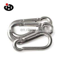 Hot Sale JINGHONG Professional Link Buckle Pack Rigging Hiking Stainless Steel Spring Snap Hook Carabiner thumbnail-3
