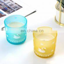 Wholesale Glass Candle Jar Cup Home Decoration Soy Wax Scented Candle Holder Stand Private Label Customized thumbnail-5