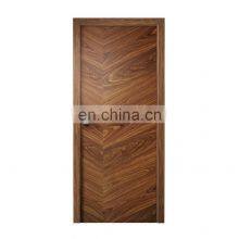 Simple Design Wood Door House Doors Walnut Solid Wood Inteior Wooden Door thumbnail-1