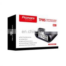 Promata Auto Wireless Solar Powered Trailer Bus Truck TPMS Tire Pressure Monitoring System Digital With 14 Tire Sensors Ce thumbnail-5