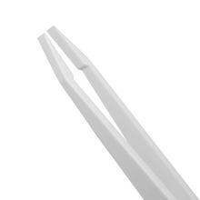 Antistatic Plastic Tweezers White Dust-free Purification Pointed Wide Flat Round Head Special Tools for Maintenance Electronics Factory thumbnail-4