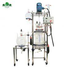 Industrial 150L Fully Customizable Single Dual Jacketed Glass Reactor thumbnail-3