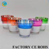 Glass Jar Mercy Tealight Holder Colorful With Low Price