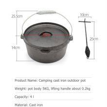 Camp Chef Classic 12 Dutch Oven - Cast Iron Dutch Oven Pot With Lid for Indoor & Outdoor Cooking - 12