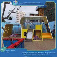 Non-standard Elephant Slide for Production and Design, Outdoor Climbing Net and Tunnel Physical Training Combination in the Community thumbnail-3