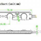 SMD5050 3Pcs Led 1.2W Injection Molding Waterproof 7512 5050/5730 LED Module for Advertising Letter thumbnail-2