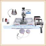 Shaoxing 5 in 1 Combo Heat Press Machine Heat Transfer Machine ,sublimation Machine Black & White