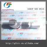 100uF 50V SMD Aluminum Electrolytic Capacitor 105C thumbnail-1