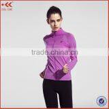 2016 New Design Long Sleeve Fitness Woman Yoga Wear Running Jogging Yoga Top Wear thumbnail-3
