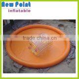 Orange Circle PVC Inflatable Kids Pools