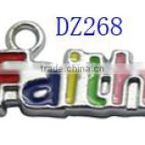 The colorful letters pendant The letter isfaith High quality christmaspendant