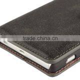 PU Leather With Magnet Stand Case Vintage Retro Dull Polish Folio Flip Holder Cover for Sony Xperia Z5 thumbnail-6