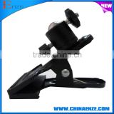 Alunminum camera clamp with 1/4 screw,metal strong clamp with ball