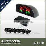 Car Front and Rear LED Car Parking Sensor With 6 Sensors With Buzzer Alarm