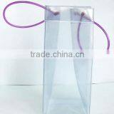 Supply clear PVC Wine Packing Bag