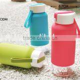 400ml HOT Plastic Sport Water Bottle With Silicone Sleeve thumbnail-6