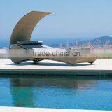 Sale Sun Lounger Cheap Rattan Garden Furniture (DH-9568) Quality Choice thumbnail-1
