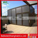 Custom Aluminum Exterior Fixed Louvre Fencing thumbnail-5