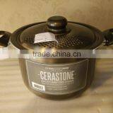 New Aluminum Press Non-stick Cookware Set Stock Pasta Noodle Cooking Pot Little Holes on Lid thumbnail-1