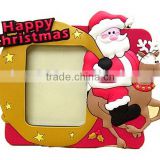 gift christmas santa claus soft pvc photo frame
