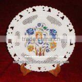 Decorative Marble Inlay Plate Indian Inlay Marble Plate thumbnail-1