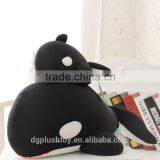 Black Wholesale Dolphin Plush Stuffed Sea Animal Toys for Kids