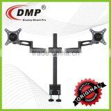 LCD512-D Dual LCD Monitor Desk Mount Stand Aluminum Fully Adjustable Fits 2 /Two Screens Upto 27"