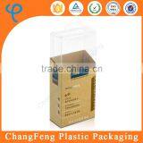 Fashionable Transparent Plastic Box for Earphone Packaging