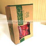 Recyclable Feature Brown Kraft Paper Strawberry Packaging Box