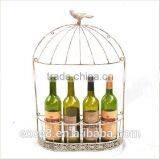 Cheaper Handmade Metal Wine Holder With Bird
