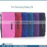 Scrub Hand Wallet Leather Case With Card Slot For Samsung Galaxy S6 thumbnail-1