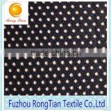 Hot Sells Polyester Yarn Low Elastic Lining Mesh Fabric for Garments