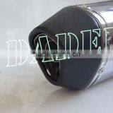Racing Small Hexagonal Stainless Steel Exhaust With Colors-plated Surface thumbnail-4
