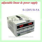 0-120V/0-5A dc Linear Power Supply,Regulated DC Power Supply,adjustable dc Power Supply for Testing