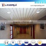 Building Materials Waterproof Fireproof 20cm Ceiling Design Silvery Line Pvc Panel Ceiling thumbnail-1