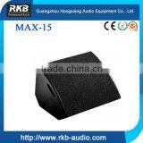 MAX-15 professional stage audio speakers, active audio pro stage speaker