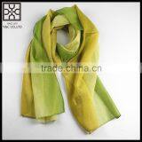 High Quality Gradual Color 100% Silk Scarf thumbnail-1