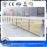 1000mm Width PPGI 0.4mm Steel Rock Wool Sandwich Panel for Sale thumbnail-6