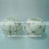 White wedding reception decoration