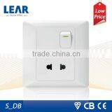 Hight Quality and Low Price Plastic Plate Electric Switch and Socket