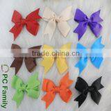 3.5 Inches Hot Sale Personalized Hair Bow Solid Hair Bow Handmade thumbnail-1