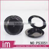 Round Shape Plastic Empty Compact Powder Case With Mirror