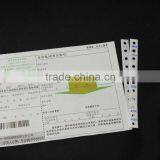 Printing International Consignment Note Sample