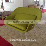 Fashionable Fiberglass Frame Upholstery Nice Fabric Womb Sofa thumbnail-5