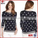 Ladies Autumn Cashmere Sweater Cotton Pullover Sweater thumbnail-1