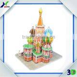 Chinese Toy Manufacturers 3D DIY Building Puzzle Game/Custom Cubic Fun 3D Puzzle/Children Plastic Puzzle Mat thumbnail-1