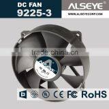 Alseye CB3002 Manufacture Electric Fan 92*92*25mm Round Sleeve Bearing Cooler Cpu Fan thumbnail-1