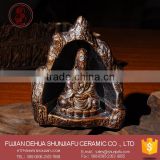 Ceramic kwan-yin Decor Backflow Incense Burner Incense Holder For Home Or Temple Decor