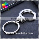 High quality handcuffs design metal custom keychain