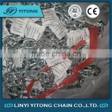 Forged Galvanized g80 Lifting Chain For Conveyors With Clutch Hook